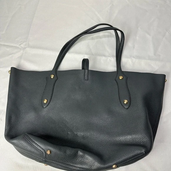 Annabel Ingall Gray Pebble Leather Tote - Picture 2 of 10